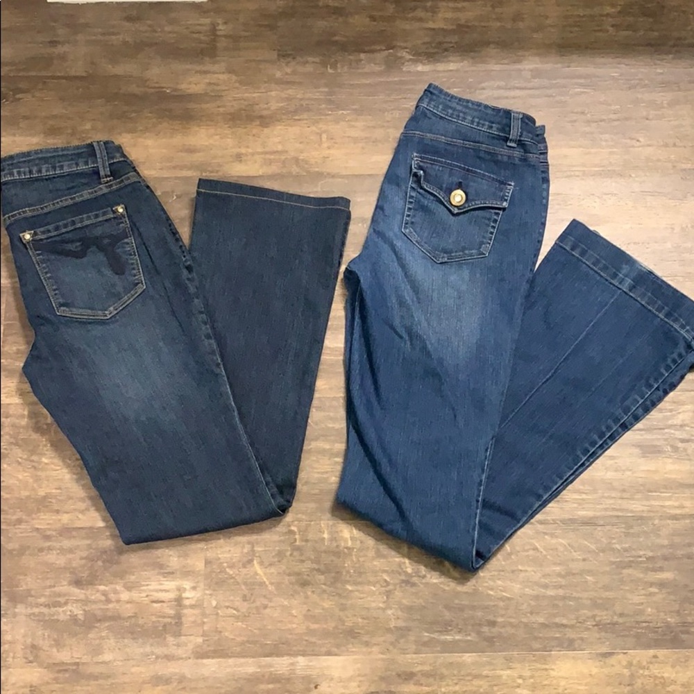 Pair of Cache Bootcut Jeans